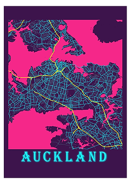 Auckland New Zealand Neon