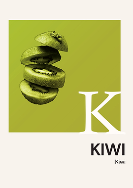 Color Alphabet Kiwi K
