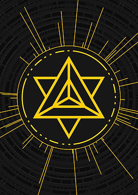 Yellow Gold Magic Circle