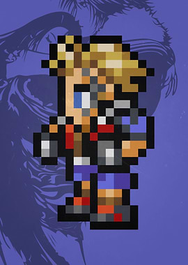 FF VIII Zell Pixel Sprite
