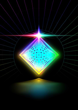 Prismatic Neon Magic Seal