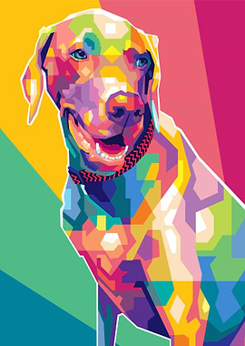 Dog Pet Popart