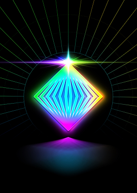 Prismatic Neon Magic Seal