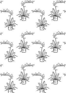 Potted Plant Pattern 4