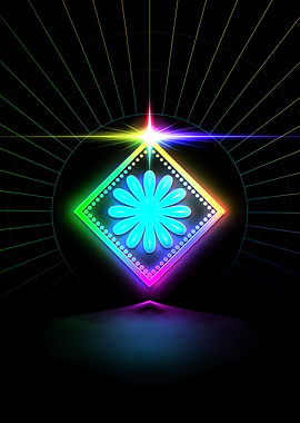 Prismatic Neon Magic Seal