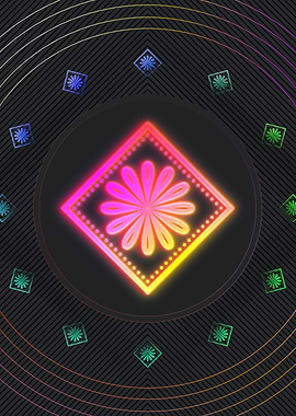 Prismatic Neon Magic Seal