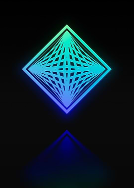 Neon Glyph Mandala Rune