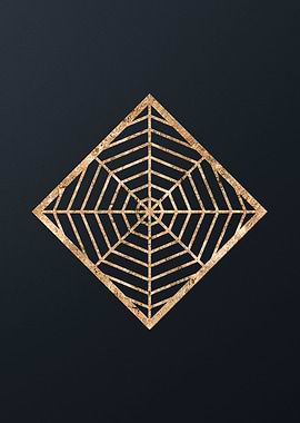 Gold Geometric Talisman