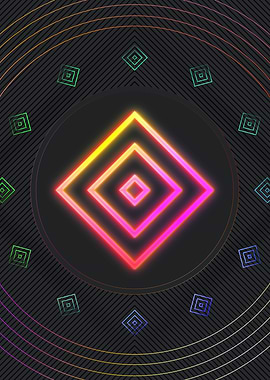 Prismatic Neon Magic Seal