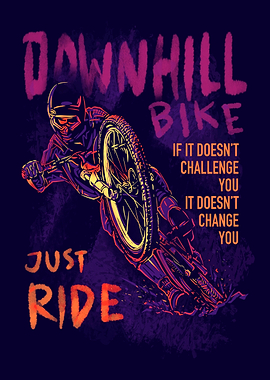 Downhill mountain bike