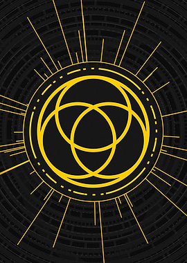 Yellow Gold Magic Circle