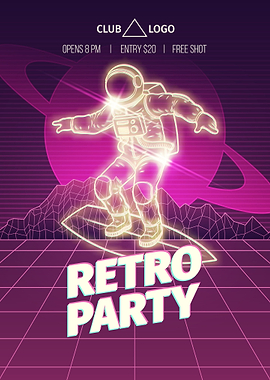 Retro music party