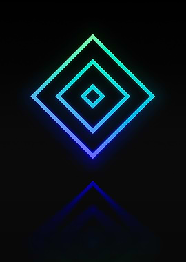 Neon Glyph Mandala Rune