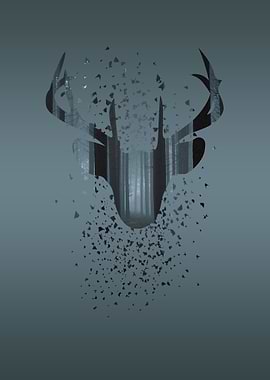Fractured Deer