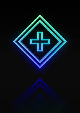 Neon Glyph Mandala Rune