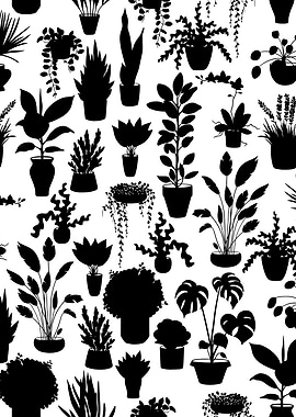 Potted Plant Pattern 7