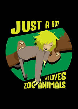 Sloth Boy Zoo Animal