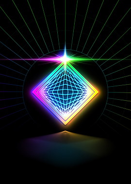 Prismatic Neon Magic Seal