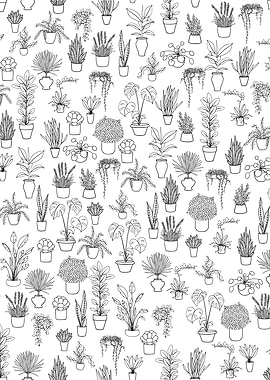 Potted Plant Pattern 12
