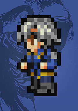 FF VIII Fujin Pixel Sprite