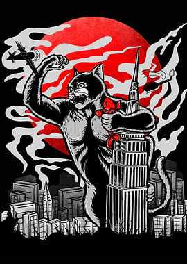 King Cat fight for fish