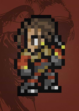 FF VIII Kiros Pixel Sprite