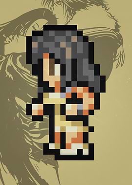 FF VIII Rinoa Pixel Sprite