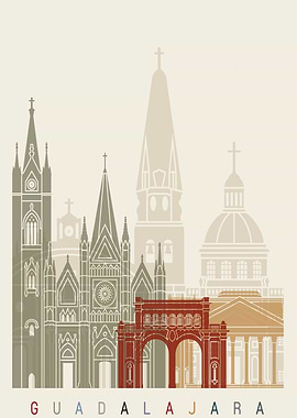 Guadalajara MX skyline