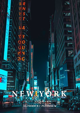 New York Coordinate Art