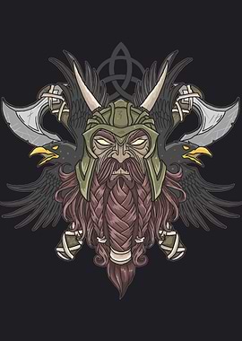 Viking warrior with axe