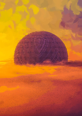 Abstract Alien Spaceship