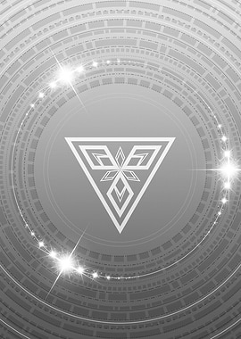 Black and White Glyph Rune