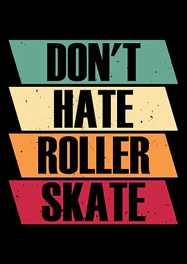 Roller Skating Skater Girl