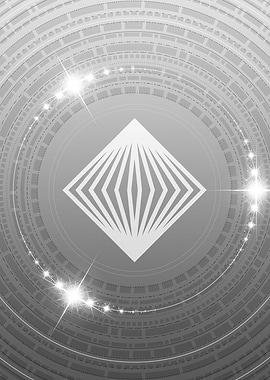 Gray Glyph Mandala Rune