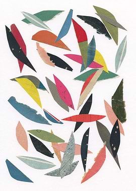 Falling Leaves White