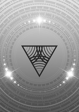 Black and White Glyph Rune