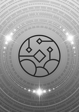 Black and White Glyph Rune