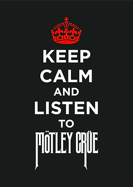 keep calm and listen music