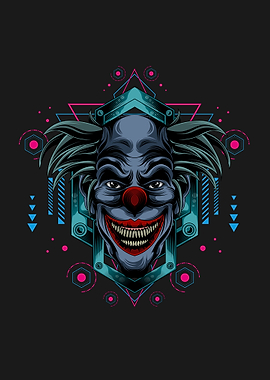 Classic dark clown