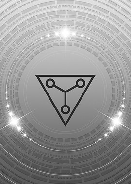 Black and White Glyph Rune