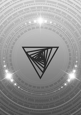 Gray Glyph Mandala Rune