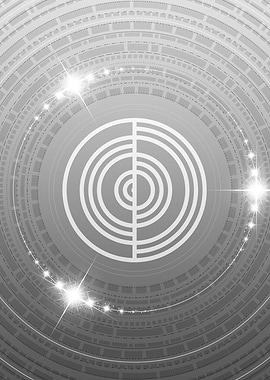 Black and White Glyph Rune