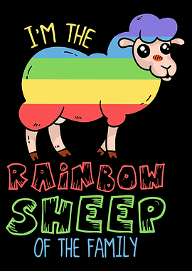 Rainbow Sheep Family
