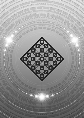 Black and White Glyph Rune