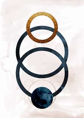 Abstract Watercolor Space