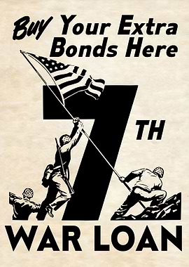 7th War Loan RETRO PAPER