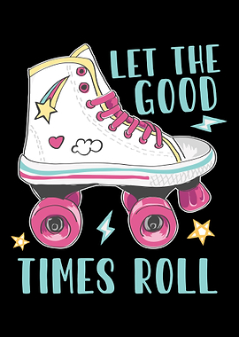 Roller Skating Skater Girl