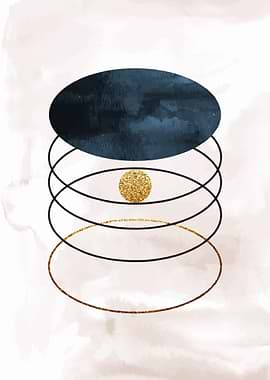 Abstract Watercolor Space