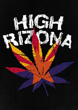 Arizona Flag Weed Leaf