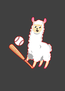 Baseball Llama